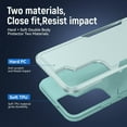 thumbnail image 2 of Supershield Case for Samsung Galaxy S22 Plus 5G, Dual Layer Military Grade Drop Proof Protective Cover Hard Shell Sturdy Durable Phone Case - Sky Blue, 2 of 3