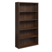 Sauder Affirm Engineered Wood 5-Shelf Bookcase in Noble Elm/Brown