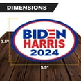 thumbnail image 7 of BIDEN HARRIS 2024 Magnetic Political Bumper Stickers for Cars - Political Decals for Car - Decal Sticker - Car Magnets for Automotive Vehicle Bumper - American President Magnet Car Decal - 3.5" x 5.5", 7 of 7