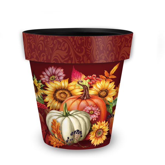 Briarwood Lane Fall Planter 11.75" x 11" x 11" Fall Beauty Medium For Fall Planter