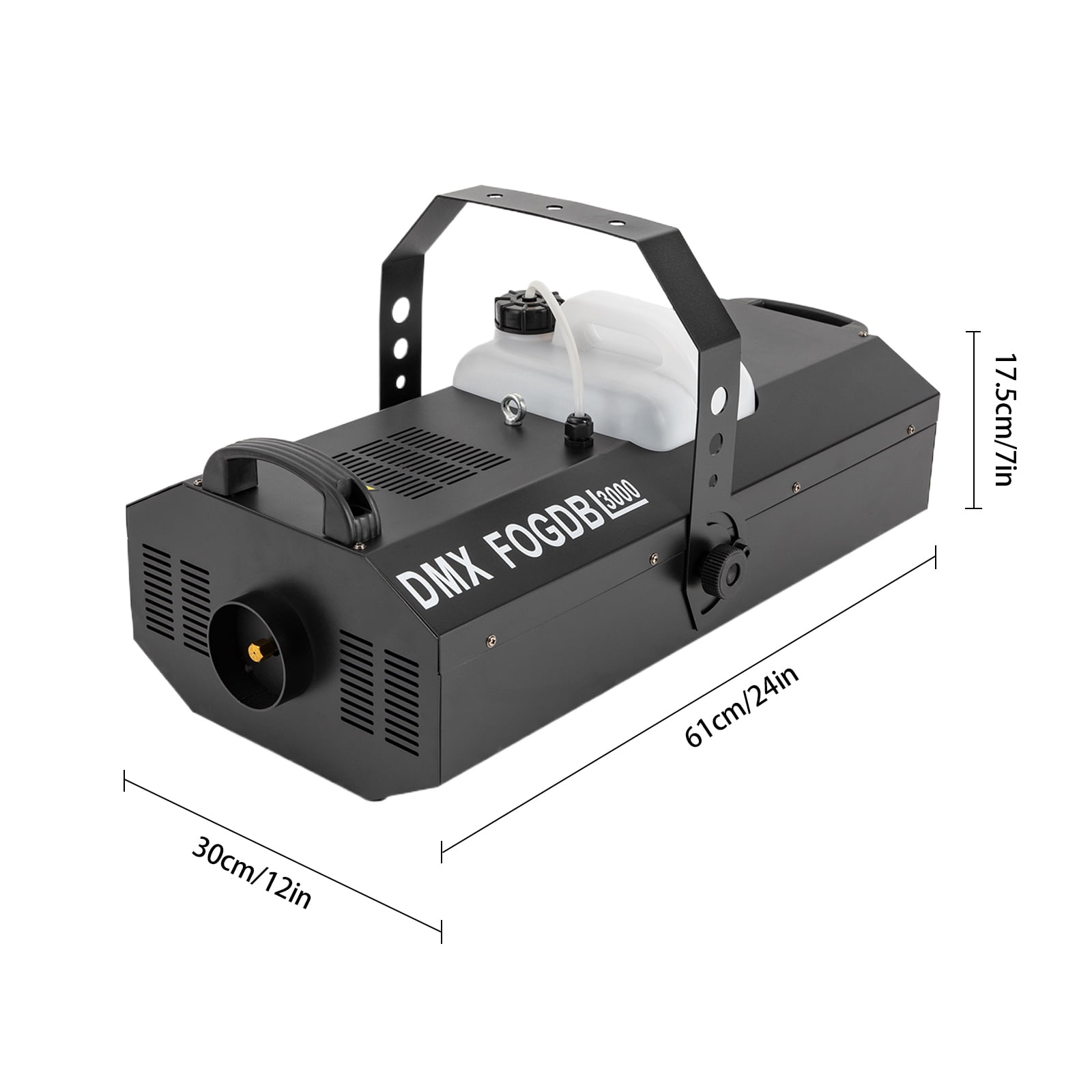 Halloween Fog Machine 3000W Smoke Machine with 30000CFM Fog, DMX Stage Fogger with Remote control for Stage Effect Wedding Disco Club Christmas Party DJ Performance