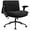 Black, variant on Criss Cross Chair with Wheels and Flip-Up Arms,Cross Legged Office Chair, Ergonomic Desk Chairs with Fabric Padded, Height Adjustable Wide Seat Swivel Chair for Home Office, Bedroom Vanity