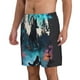 thumbnail image 2 of Balery Artistic Moon Valley Wolf Traje de Baño Estilo Hawaiano para Hombre, Shorts de Secado Rápido con Bolsillos-3X-Large, 2 of 6