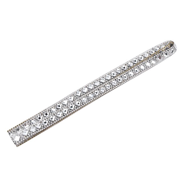 Iron On Rhinestone Chain,2 Yard Hotfix Crystal Clothing Accessory Crystal Rhinestone Banding Unmatched Quality