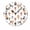 FFclock067, variant on ZXCXRQFa Silent Clocks Lavender Field Clock Wall Decor Battery Operated Floral Clocks Spring Wall Clocks Round Desk Clock 10 in Non Ticking Analog Bathroom Clocks