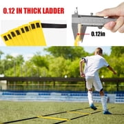 UHIAGREE Agility Ladder Speed Training Equipment,12 Rungs 19.7ft Football Ladder with Carry Bag