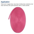 thumbnail image 5 of Uxcell Nylon Webbing Strap Flat 3/8" 50 Yards for DIY Luggage rack Rose Red, 5 of 7