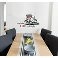 thumbnail image 2 of Decal ~ A meal without WINE is breakfast #2 ~ Wall Decal, 19" x 32", 2 of 4