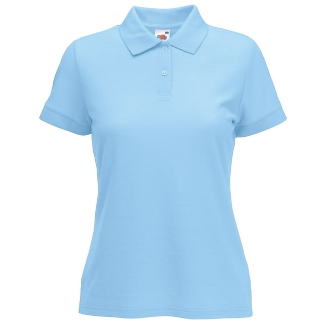 Fruit Of The Loom Polo à Manches Courtes Coupe Féminine pour Femmes