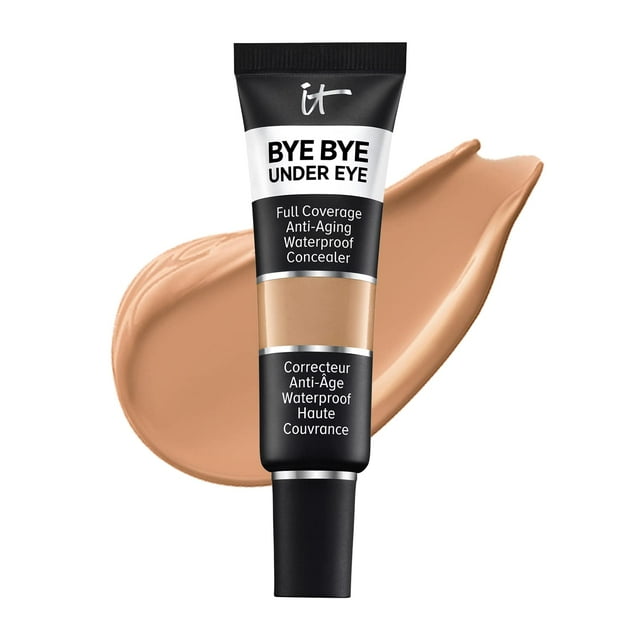 Concealer IT Cosmetics Bye Bye, bronceado de cobertura total para debajo de los ojos