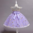 thumbnail image 4 of JSCDRPDWL Black Graduation Dress My First New Years Baby Girl Outfit 3 Year Old Dress Up for Girls Baby Boy's Clothing Gifts for Mother 2t Clothes, Purple 2-3 Years, 4 of 9