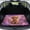 Highland Cow Floral Purple Pink, variant on COEQINE Universal Car Trunk Mat All Weather Cargo Liner Floor Mat with Non-Slip Backing Scratch-proof Pet Cargo Mat Suitable for Most Car Models, Highland Cow Floral Purple Pink