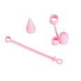 thumbnail image 1 of Stylus Pen Case Protective Cover Shockproof Pink 3Pcs Compatible for Apple Pencil Daily Use, 1 of 5