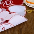 thumbnail image 6 of JingChun Valentines Day Decor Valentines Day Table Runner 68 Inches Long Embroidered Heart Decorations for the Home, 6 of 6