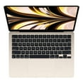 thumbnail image 2 of Macbook Air Remis à Neuf 13,6 Po (8 GPU, Starlight) 3,5 GHz 8 Cœurs M2 (2022) Portable 256 Go Disque Flash et 8 Go RAM - macOS (Remis à Neuf, Garantie 1 An), 2 of 5