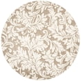 thumbnail image 3 of Safavieh Amherst Thorburn Floral Area Rug, Wheat/Beige, 7' x 7' Round, 3 of 8