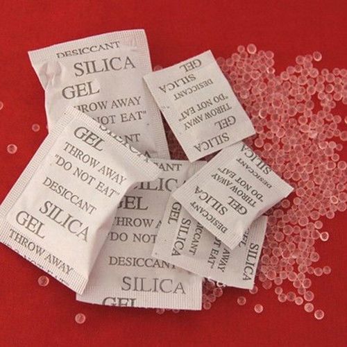 Flmtop 100 Packs Drypack Silica Gel Packets Moistureproof Moisture Absorber Desiccants