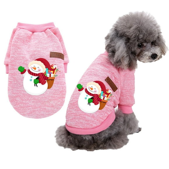 TopLLC New Product Christmas Pet Clothes Dog Warm Transfiguration Winter