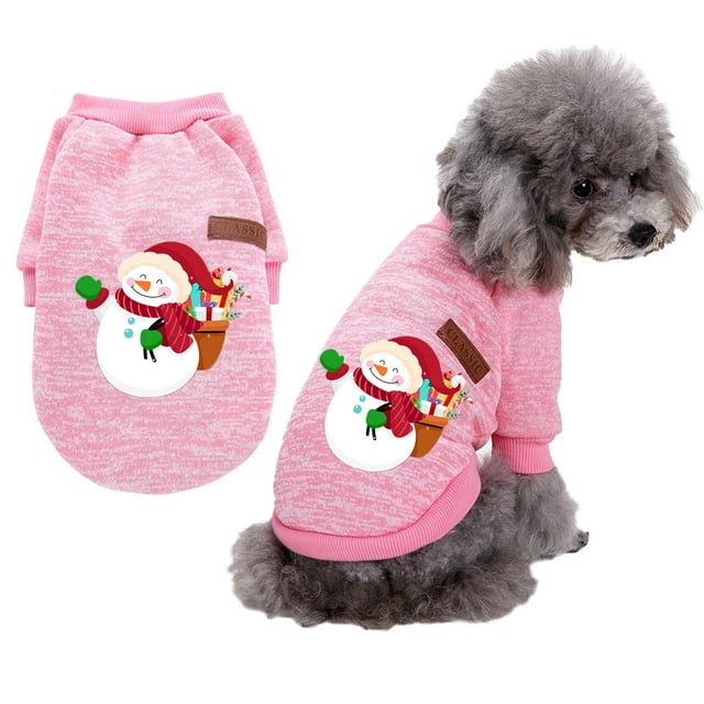 EGNMCR Dog Coats New Product Christmas Pet Clothes Dog Warm Transfiguration Winter Pets clothes