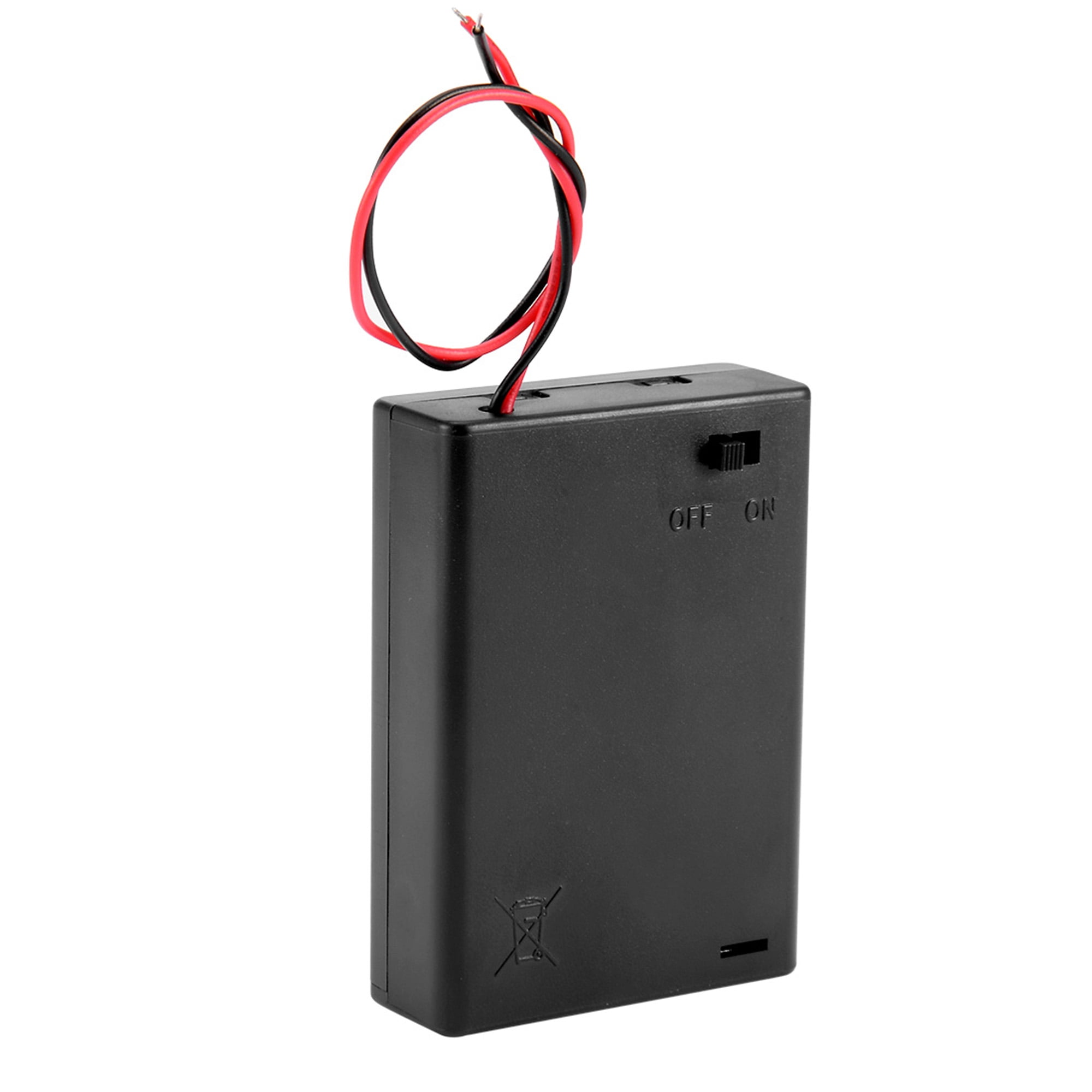 4.5V Battery Holder Case Storage Box 3 x 1.5V AA Batteries Wire Leads