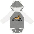 thumbnail image 3 of Inktastic Napping Dis Tew Much German Shepherd Boys or Girls Long Sleeve Baby Bodysuit, 3 of 5