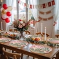 thumbnail image 5 of Eucalyptus Trucks Round 13 Inch Placemats Set of 6, Spring Rustic Floral Wooden Red Plaid HeatResistant Non Slip Place Mats for Dining Table, Wipeable Braided Kitchen Table Mats for Housewarming, 5 of 9