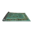 thumbnail image 2 of Ahgly Company Indoor Square Southwestern Light Blue Country Area Rugs, 8' Square, 2 of 4