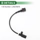 thumbnail image 5 of Sensor de velocidad de rueda ABS Unique Bargains trasero izquierdo o derecho del conductor o pasajero No.1J0927807D para Audi A3 8L1 para Audi TT 8N3 8N9 para Seat Leon, 5 of 7