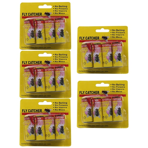 Sticky Insect Glue Paper Catcher Trap Gnat Hanging Mosquito Trap Insect Killers For Outdoor(20rolls)