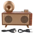 thumbnail image 1 of WISENOVO AS50 Enceinte Portable Sans Fil Rétro en Bois Double Enceinte Bluetooth, 1 of 8