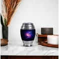 thumbnail image 5 of JAGASY Purple Galaxy Funeral Urns for Men - Small Keepsake Urn for Ashes for Women - Miniature Urn for Ashes Adult Male & Female - Mini Cremation Urns for Mom & Dad - ( 3 Inch), 5 of 7