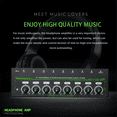 thumbnail image 6 of HA800 PRO 8 Channel Headphone Amplifier RGB Stereo Amp Microamp for Music Mixer Recording Sound Amplifier(US), 6 of 10