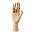 thumbnail image 3 of yotijay Flexible Wooden Hand Model, Wooden Hand, Mannequin, Right Hand, Art, Sketching, Small, 3 of 9