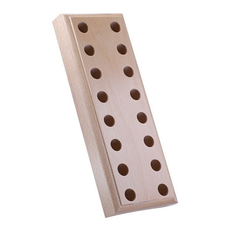 

okwish Wood Plier Block Desktop Plier Organizer Pliers Holder Base for 8 Pliers Display Wood Pallet DIY Crafting Repairing Accs