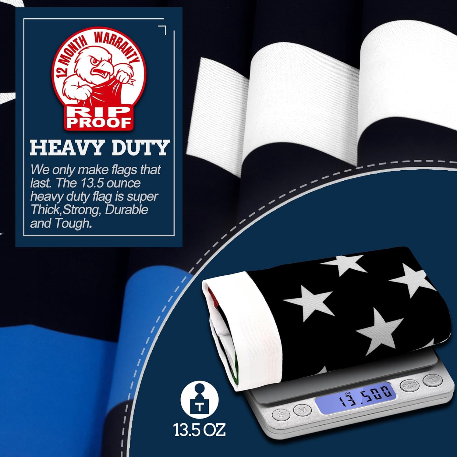 Anley Rip-Proof Double Sided 3-Ply Thin Blue Red and Green Line USA Flag 3x5 Foot - Honoring Police Officers Firefighter and Border Patrol Agents Flags