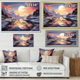 thumbnail image 4 of Designart "Kawaii-Style Landscape In Alaska" Glacier Floater Framed Wall Art Prints, 4 of 5