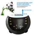 thumbnail image 2 of Vogacara Lámpara USB de 36W LED de secado de Gel para uñas con 12 cuentas de inducción inteligente suministros para Salón de Arte de uñas Juegos de manicura, 2 of 6