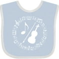 thumbnail image 3 of Inktastic Violin Gift for Violinist Boys or Girls Baby Bib, 3 of 4