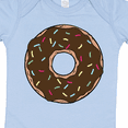 thumbnail image 4 of Inktastic Chocolate Donut, Doughnut, Glaze, Icing, Sprinkles Boys or Girls Baby Bodysuit, 4 of 5