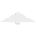thumbnail image 2 of 48"W x 14"H x 6"D x 6"F, 7/12 Pitch, Kennewick Architectural Grade PVC Gable Bracket, 2 of 8