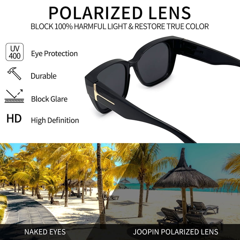 Joopin Polarized UV400 Oversized Fit Over Glasses Sunglasses  display picture 1