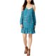thumbnail image 1 of maison Jules Womens Cold-Shoulder Peplum A-line Dress, Verde, XX-Large maison Jules Alinear, 1 of 1