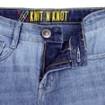 thumbnail image 3 of Knit N Knot Gradational Ombre, Stretch, Slim Fit Blue Jeans with Adjustable Waist for Boys, 11 - 12 Years, 3 of 5