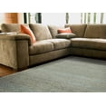 thumbnail image 2 of Feizy Durham Modern Solid, Green, 2' x 3' Accent Rug Handmade Reversible Casual Design Carpet for Living Dining Bed Room, 2 of 5
