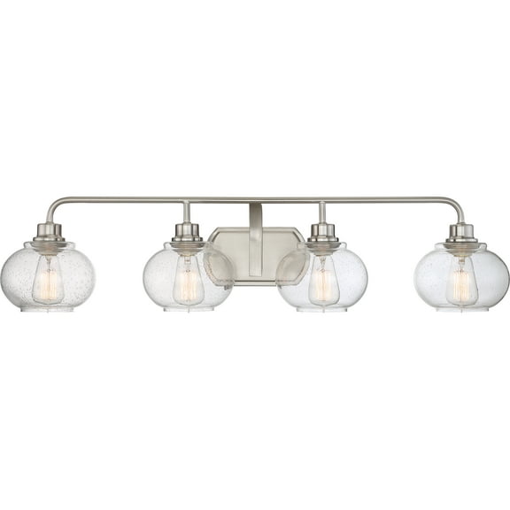 Quoizel TRG8604BN Trilogy 4-Light Bath in Brushed Nickel