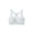 White, variant on LYMAYTER Girls Breathable Cotton Bras for 12-15Y Teens Longline Crop Seamless Fixed Pads