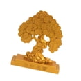 thumbnail image 4 of deevoka Feng Shui Statue Good Fortune Sculpture Business Store Party Wealth Figurine Rectangle Based Tree, 4 of 9