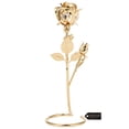 thumbnail image 3 of Everlasting 7.5" 24K Gold Plated Long Stem Rose Flower with Premium Crystals, Gift for Christmas, New Year, Valentines Day, Anniversary, Birthday and More for Girlfriend, Mom, Wife, 3 of 7