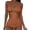 #083 Orange, variant on Felirenzacia Women's V Neck One Piece Swimsuit, Athletic Tummy Control Push Up Slimming Ruched Bathing Suit ,Green,M