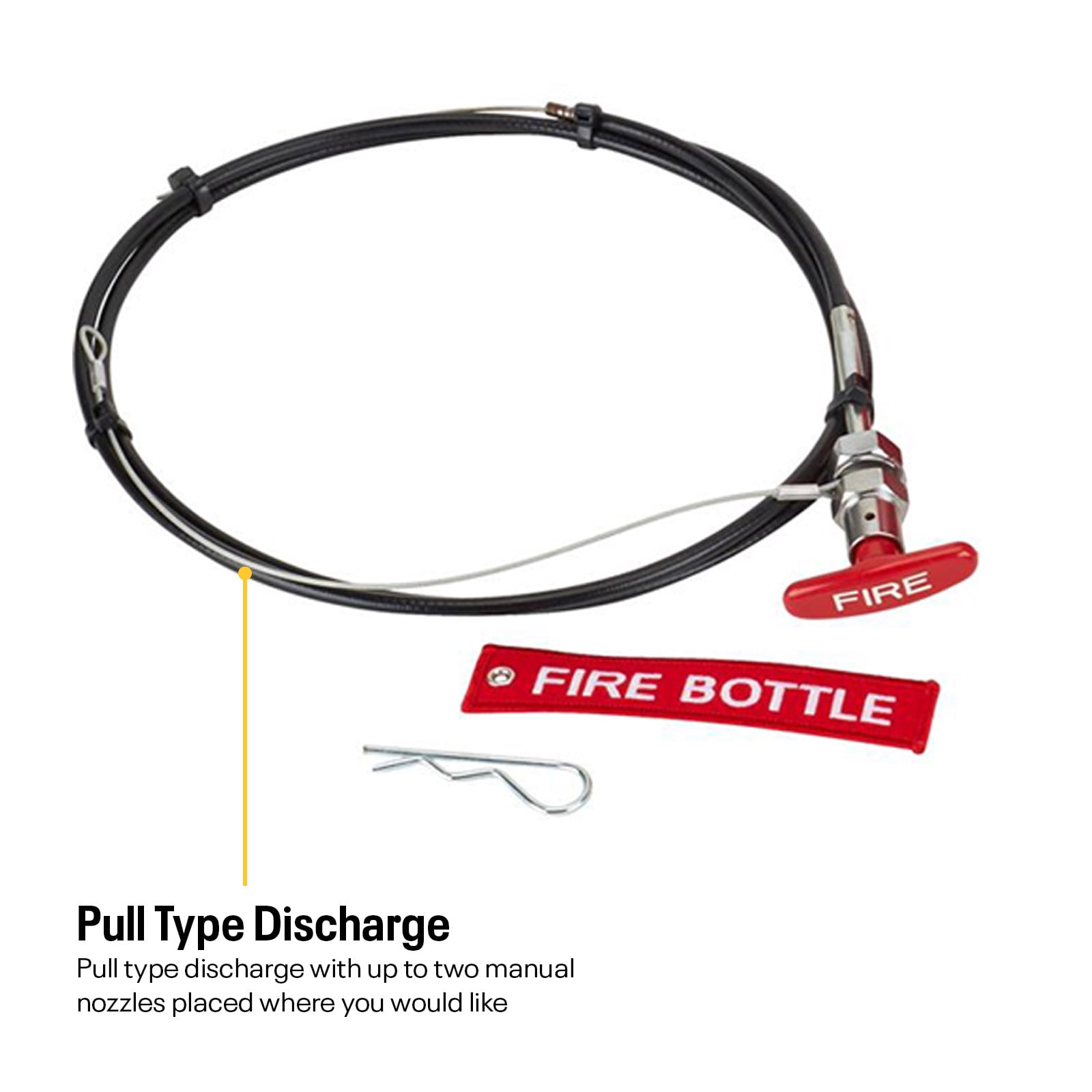 FireBottle AMSC500H Automatic Fire System, 5LB, SFI 17.3